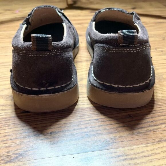 Safari by Bata Men’s Brown Suede Slip On Shoes Sz 7 Preowned Comfort - Picture 3 of 7